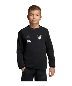 adidas Tiro Travel Sweatshirt Kids Schwarz