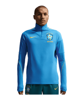 Nike CBF Brasilien Strike Drilltop Blau F435 - blau