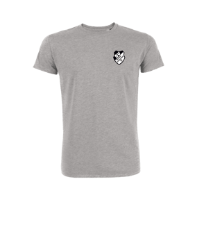 Merch Creator 2.0 T-Shirt Heather Grey | #justlogo4c (+Rückendruck)