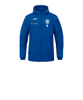 JAKO Team Coach Kapuzenjacke Kids Blau F400 