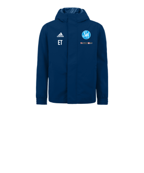 adidas Entrada 22 Allwetterjacke Kids Blau