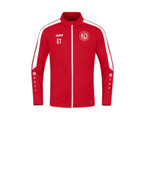 JAKO Power Polyesterjacke Kids Rot Weiss F100