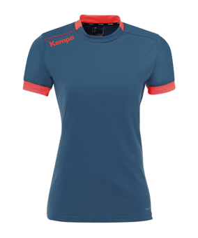 Kempa Player Trikot Damen Grau Rot F08 - grau