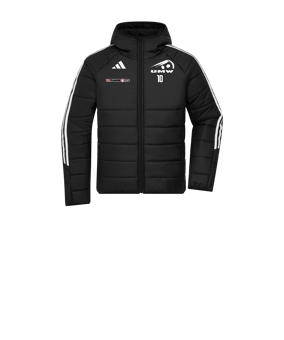 adidas Tiro 24 Winterjacke Kids Schwarz Weiss