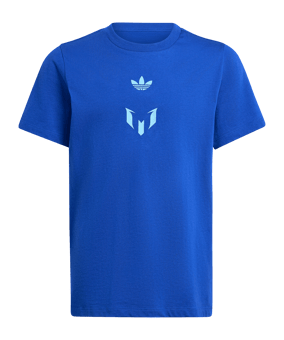 adidas Originals Messi T-Shirt Kids Blau - blau