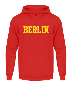 Hoody "Berlin" Rot - rot