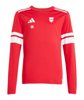 adidas Squadra 25 Trikot Langarm Kids Rot