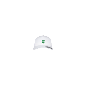 Merch 5 Panel Retro Trucker Cap Weiss | #logo4c
