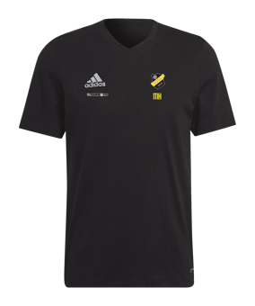 adidas Entrada 22 T-Shirt Schwarz