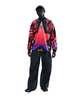 Nike USA Authentic Torwarttrikot Langarm Hollywood Schwarz F010 - schwarz