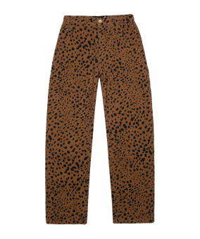 Noon Goons Go Leopard Denim Hose Braun - braun