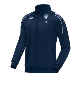 JAKO Classico Veste en Polyester Bleu Blanc F09 