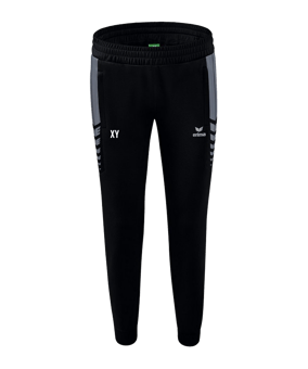 Erima Six Wings Worker Hose Damen Schwarz Grau