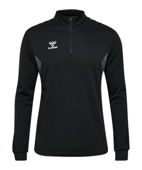 Hummel Authentic HalfZip Sweatshirt Schwarz F2001 - schwarz