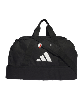 adidas Tiro League Duffel Bag Gr. S Schwarz Weiss
