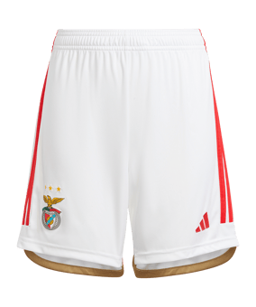 adidas Benfica Lissabon Short Home 2023/2024 Kids Weiß - weiss