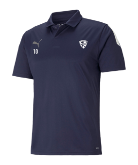PUMA teamLIGA Sideline Polo Blau F06