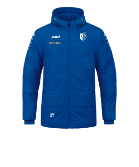 JAKO Team Coach Kapuzenjacke Blau F400