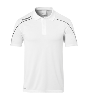 uhlsport Stream 22 Poloshirt Weiss Schwarz F02 - weiss