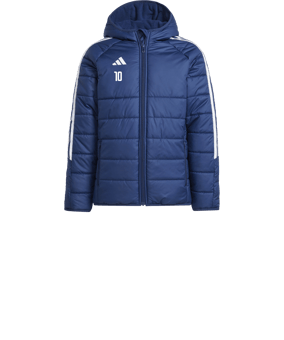 adidas Tiro 24 Winterjacke Kids Blau Weiss