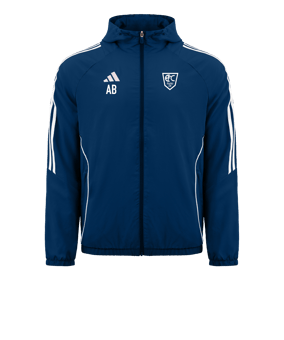 adidas Tiro 24 Windbreaker Blau Weiss