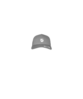 Merch 5 Panel Retro Trucker Cap Charcoal | #logo4c
