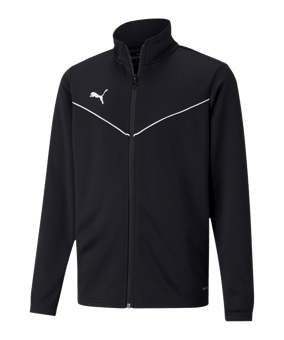 PUMA teamRISE Poly Trainingsjacke Kids Schwarz F03 - schwarz