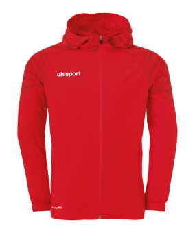 uhlsport Jas met capuchon Rood K004 - rood