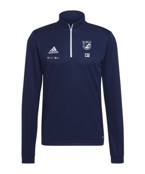 adidas Entrada 22 HalfZip Sweatshirt Blau