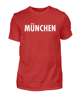 T-Shirt "München" Rot - rot