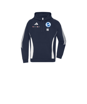 adidas Tiro 24 Hoody Kids Blau Weiss