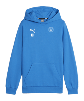 PUMA teamGOAL Casuals Hoody Kids Blau F02