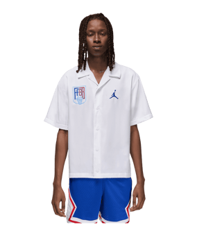 Jordan Sport x Fédération Française de Basketball Warm-Up T-Shirt Weiss F100 - weiss