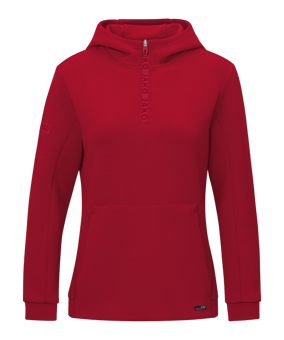 JAKO Pro Casual Hoody Damen Rot F141 - rot