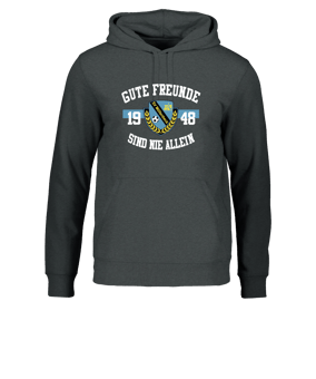 Merch Drummer 2.0 Hoody Dark Heather Grey | #gutefreunde