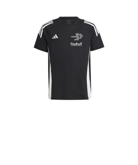 adidas Tiro 24 T-Shirt Kids Schwarz Weiss