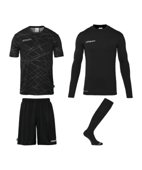 uhlsport Prediction Torwartset F01 - schwarz