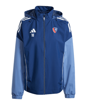 adidas Tiro 25 Competition Regenjacke Damen Blau