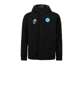 Veste tout temps enfants adidas Entrada 22 noir 