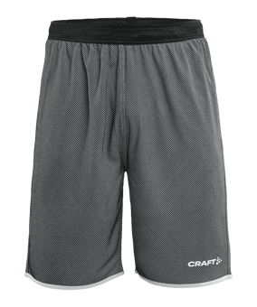 Craft Progress Reversible Basket Short Schwarz - schwarz
