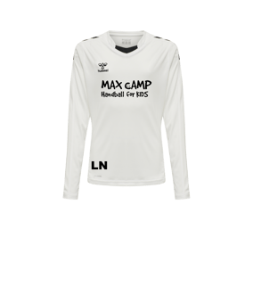 Hummel hmlCORE XK Trikot langarm Kids Weiss F9001