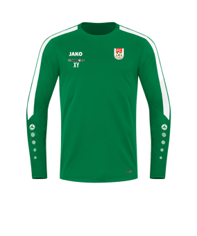 JAKO Power Sweatshirt Grün Weiss F200