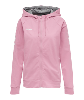 Hummel Cotton Kapuzenjacke Damen Weiss F3257 - weiss