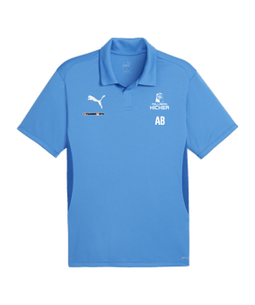 PUMA teamGOAL Poloshirt Blau F02