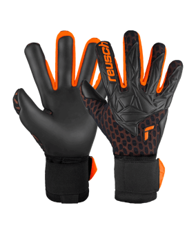 Reusch Attrakt Gold X Airvent TW-Handschuhe Schwarz Orange F7784 - schwarz