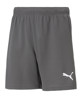 PUMA teamRISE Short Kids Grau Weiss F13 - grau