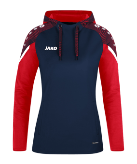 JAKO Performance Hoody Damen Blau Rot F909 - blau
