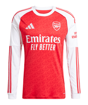 adidas FC Arsenal London Langarm Trikot Home 2025/2026 Rot - rot