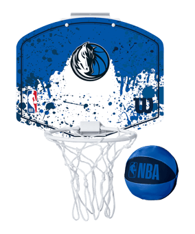 Wilson NBA Team Mini Hoop Basketball Set Mini Basketballkorb Mehrfarbig - mehrfarbig