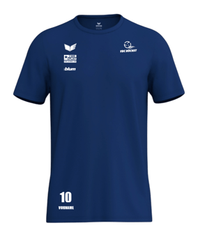 Erima INTRO function T-Shirt Blau F2082635